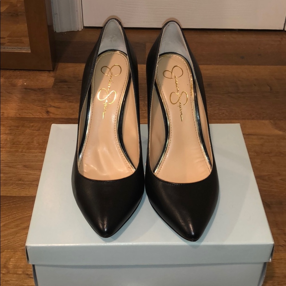 Jessica Simpson Black Heels